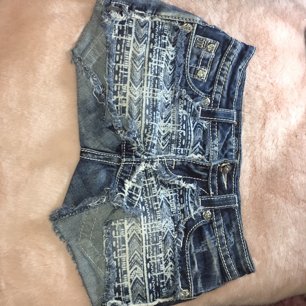 Bling miss me jean shorts